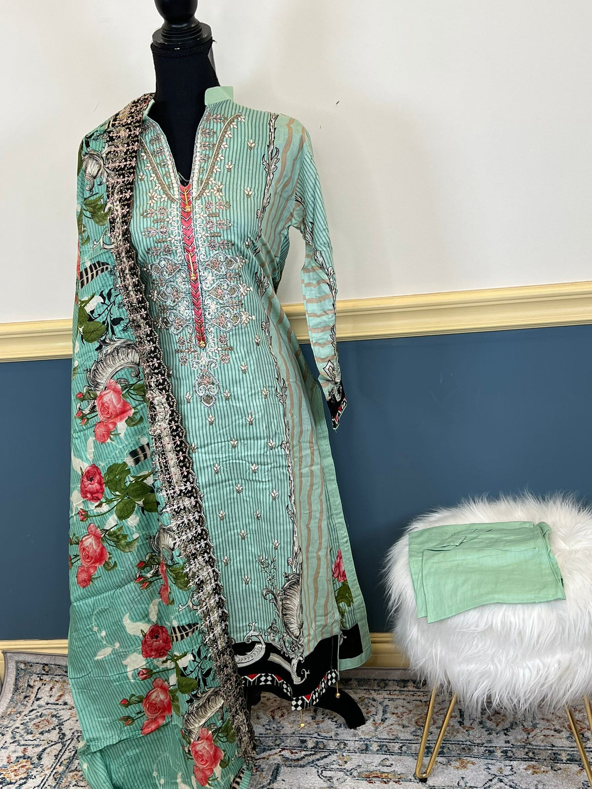 Bin Saeed original embroidered lawn Collection