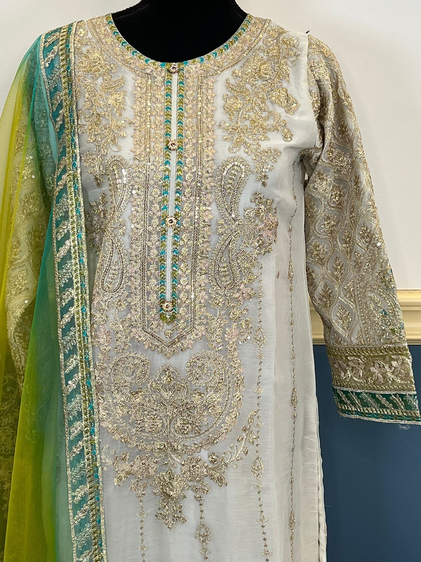 Pakistani Embroidered Party wear Ready To Ship