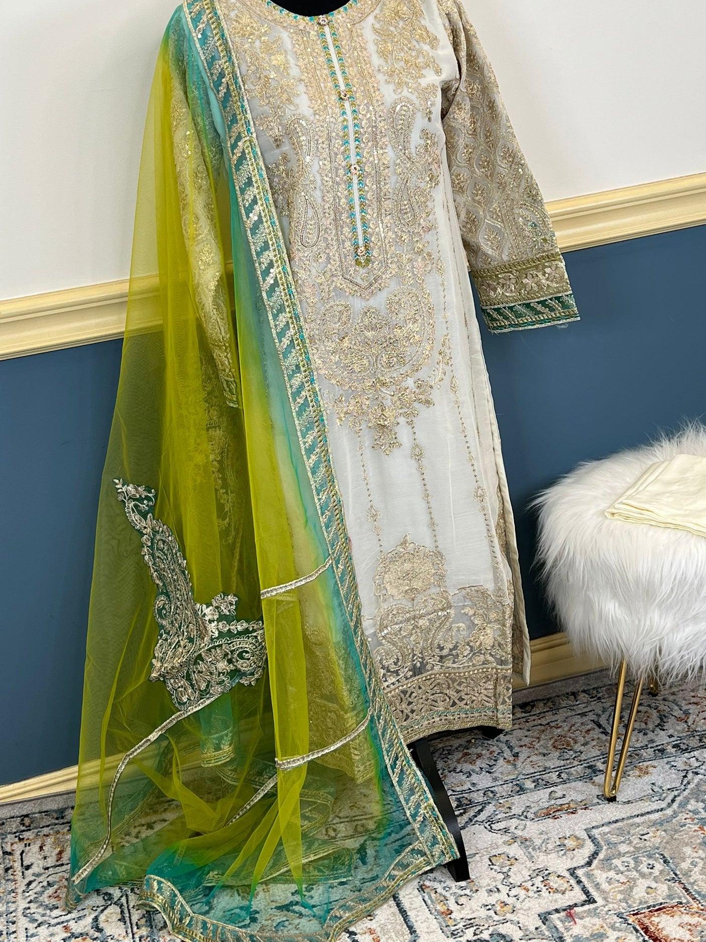 Pakistani Embroidered Party wear Ready To Ship