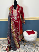 Bin Saeed original embroidered lawn Collection