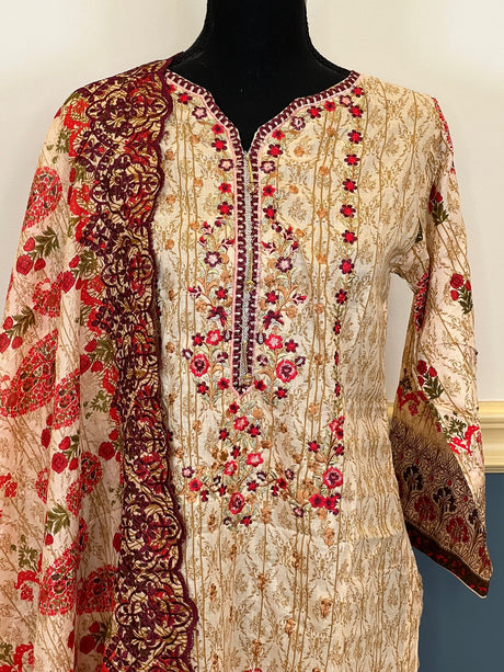 Bin Saeed original embroidered lawn Collection
