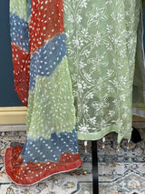 Hand Made Chunri Pakka Bor Jall Suits