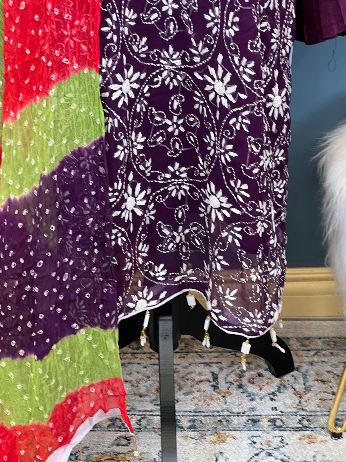 Hand Made Chunri Pakka Bor Jall Suits