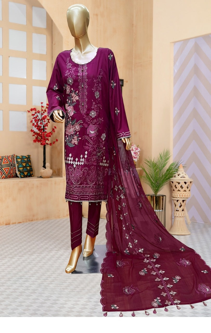 Luxury Embroidered lawn Ready To Ship