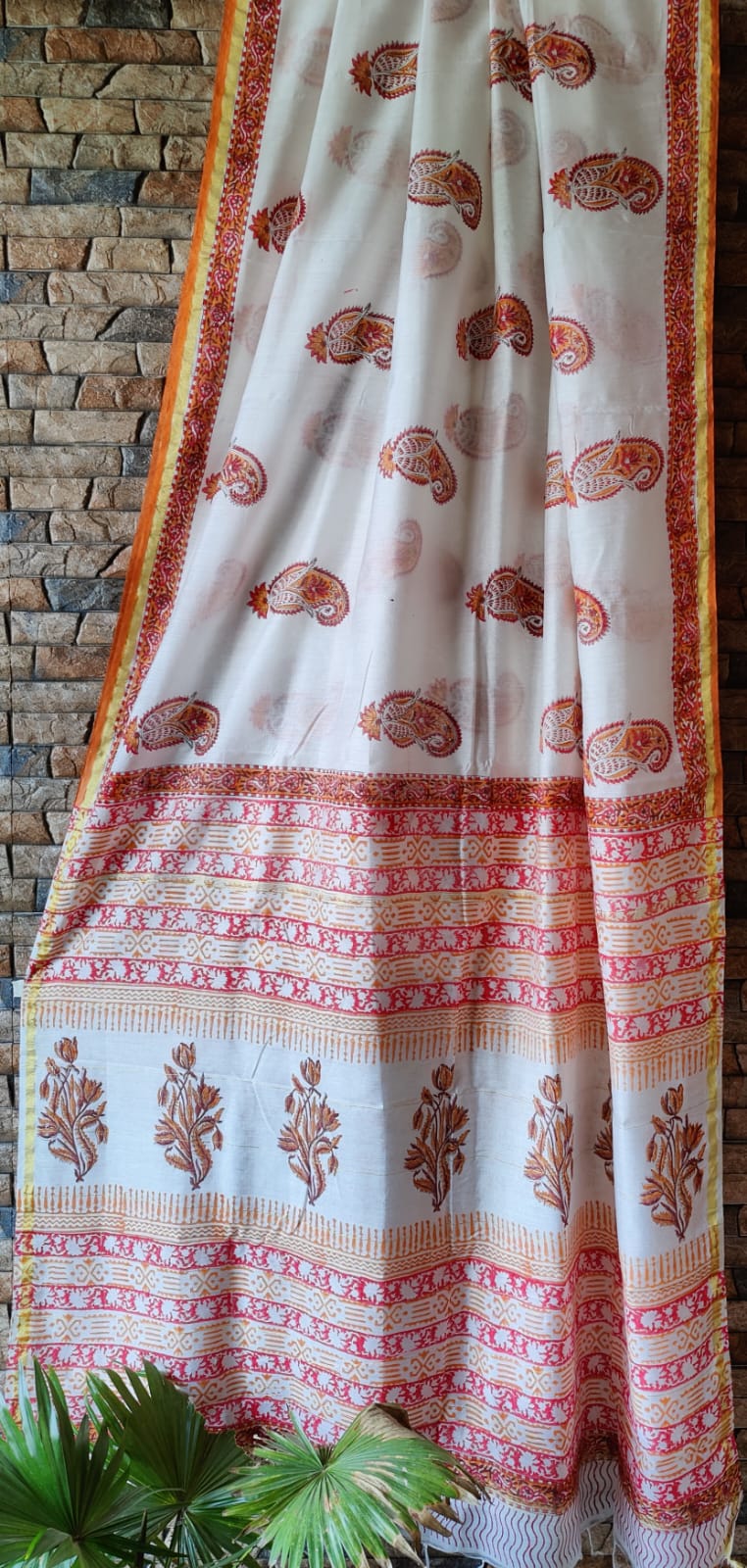 Pure Chanderi Silk Saree