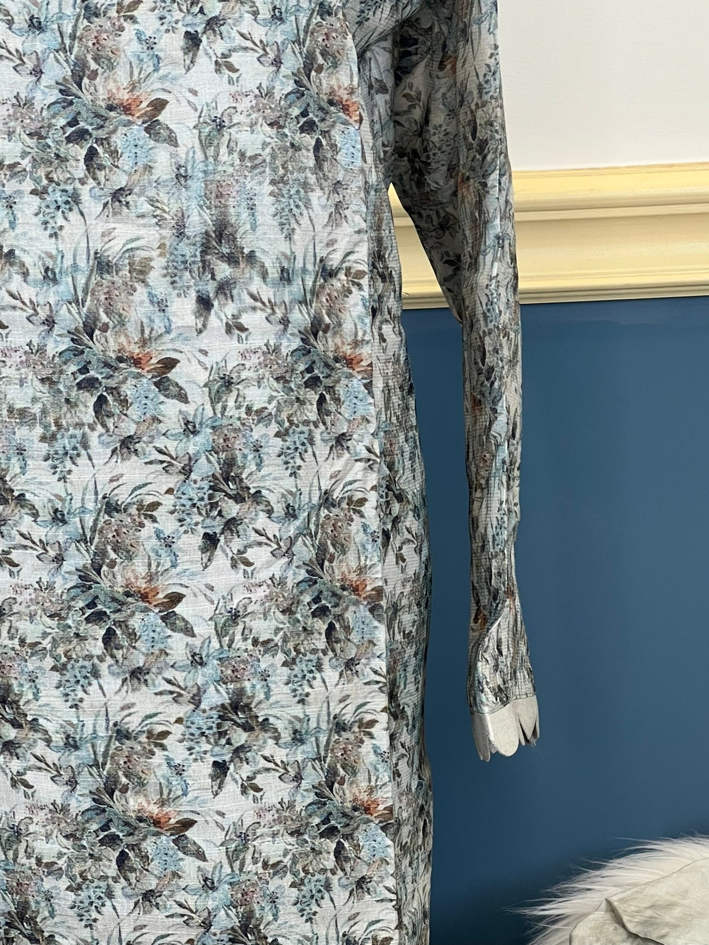 Pure silk kamiz and pant with pure chiffon dupatta