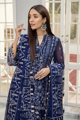 Alizeh Luxury  Embroidered Chiffon Collection-100% Original