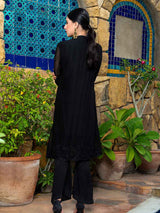 Zephyr Chiffon Embroidered Kurti 2 pcs-100% Original Guaranteed