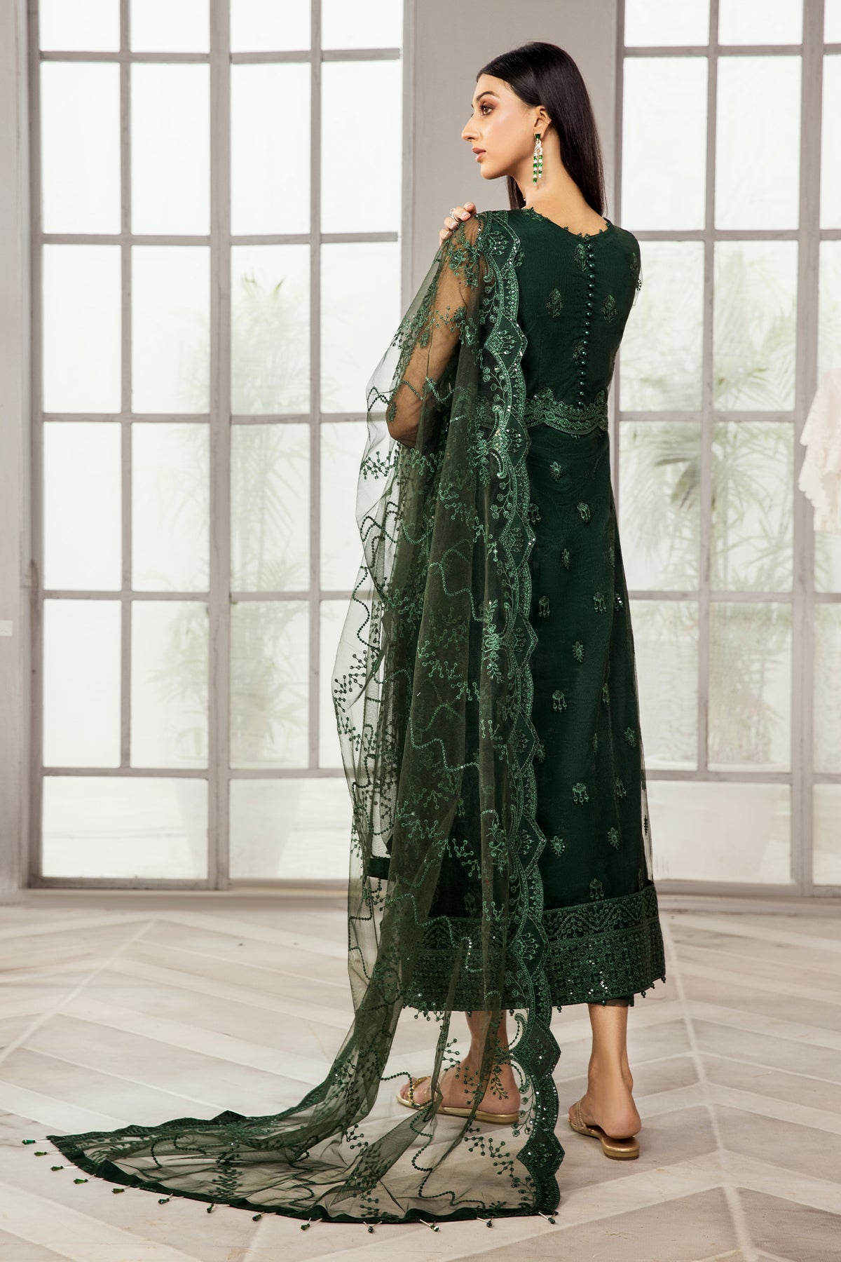 Alizeh Luxury  Embroidered Chiffon Collection-100% Original