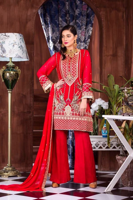 Zebaish Afreen Luxury Embroidered Chiffon-100% Original Guaranteed