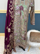 Pakistani Embroidered Party wear  Ready To Ship