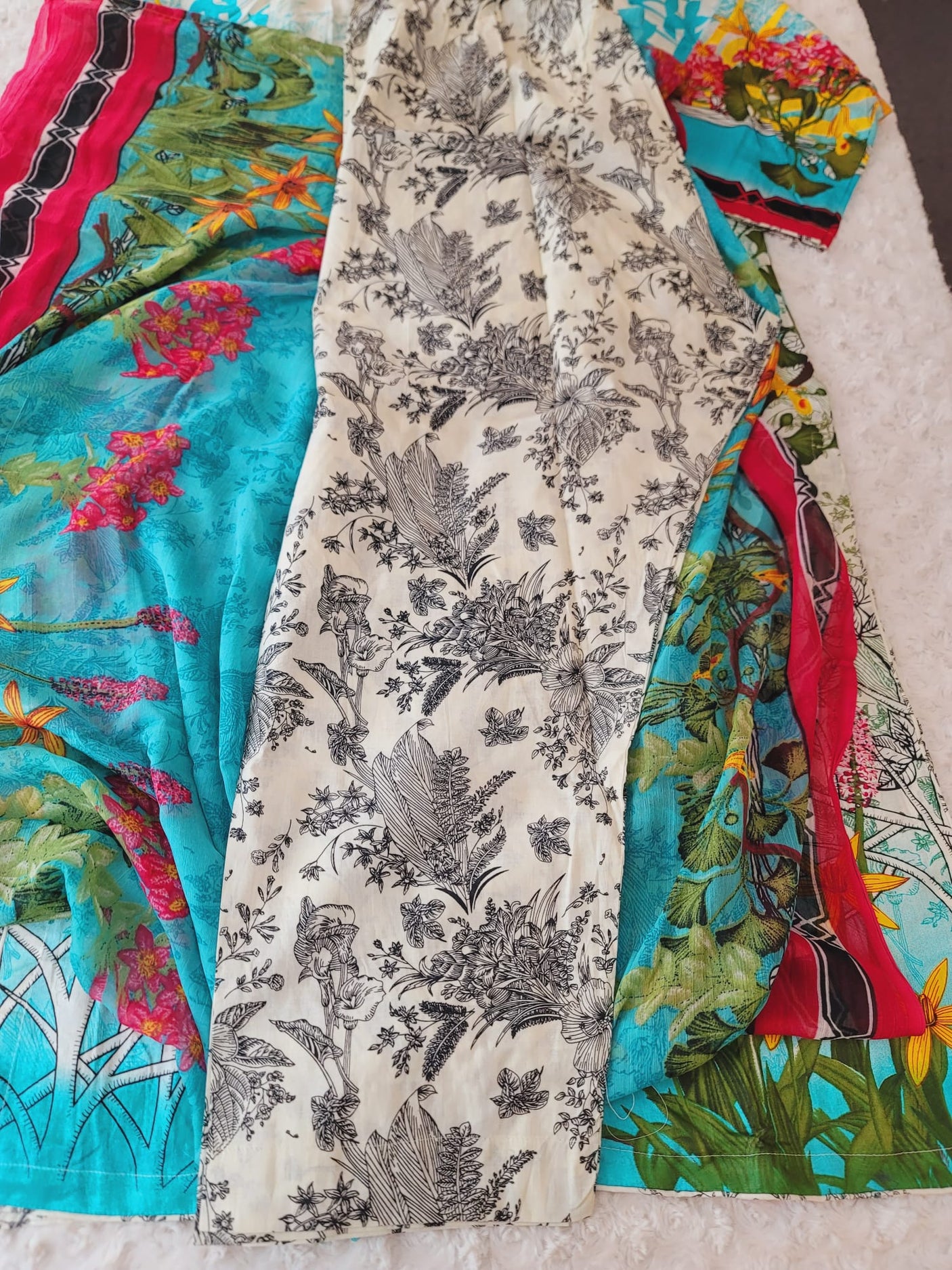 Pakistani Stitched Embroidered Lawn Salwar kameez ready to ship