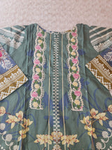 Pakistani Stitched lawn Embroidered Salwar kameez ready to ship