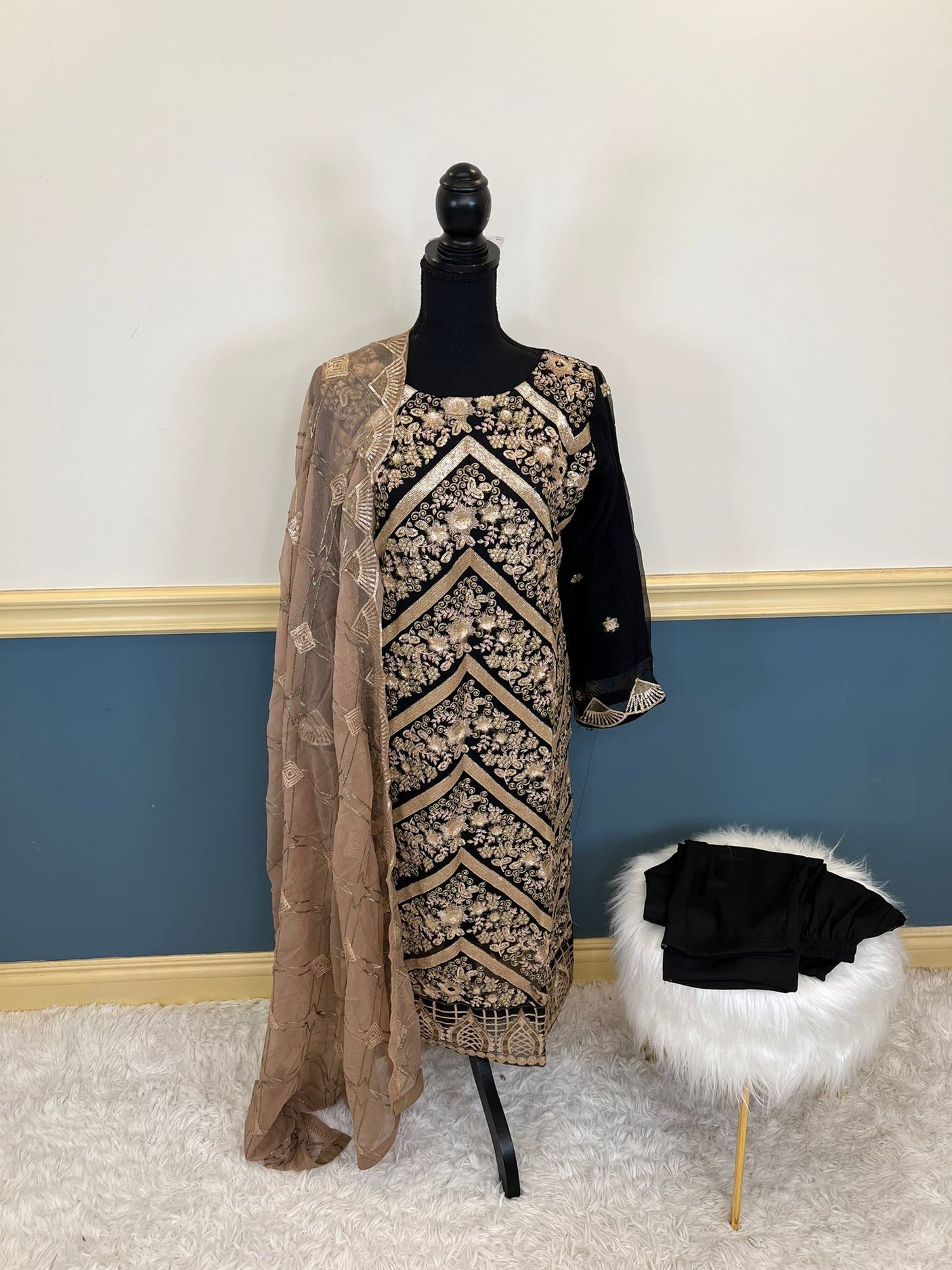 Pakistani Embroidered Party wear  Ready To Ship