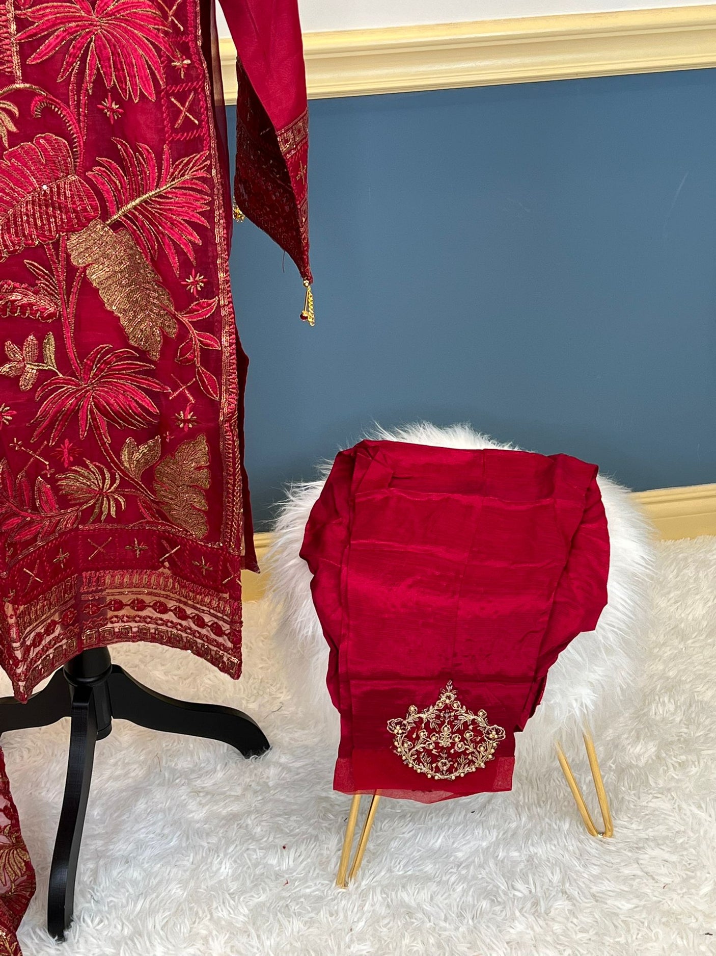 Pakistani Stitched Embroidery Party Wear Dresses Ready To Ship