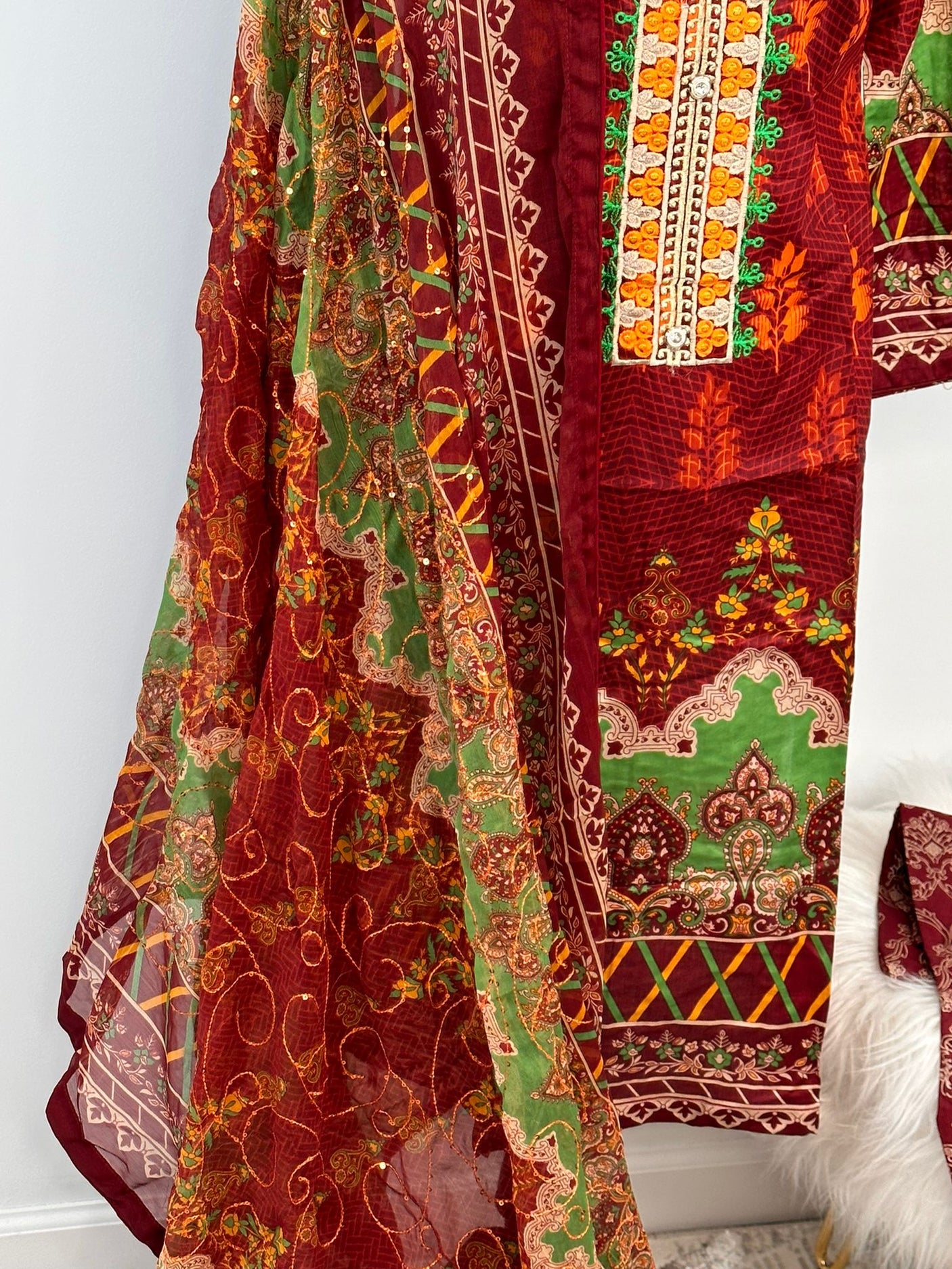 Pakistani Embroidered Lawn ready to ship