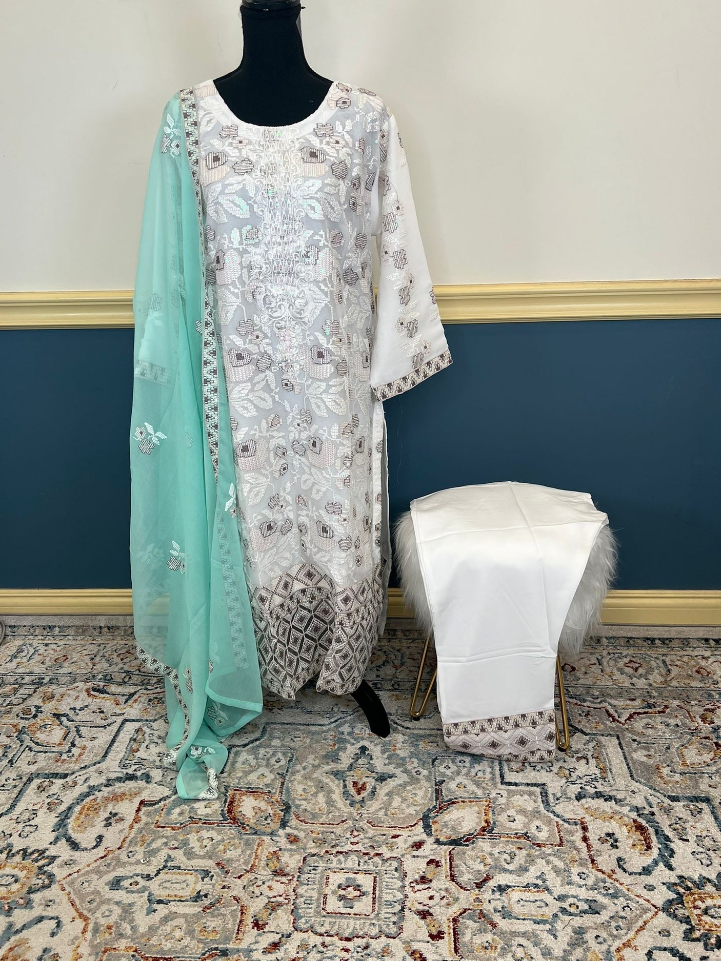 Pakistani Embroidered Party wear Ready To Ship