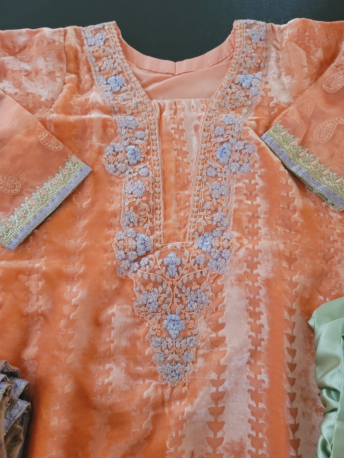 Pakistani Stitched Embroidery Party Wear Dresses Ready To Ship