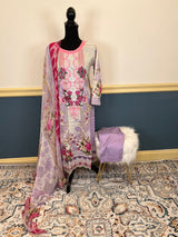 Pakistani Stitched Embroidered lawn Salwar kameez ready to ship