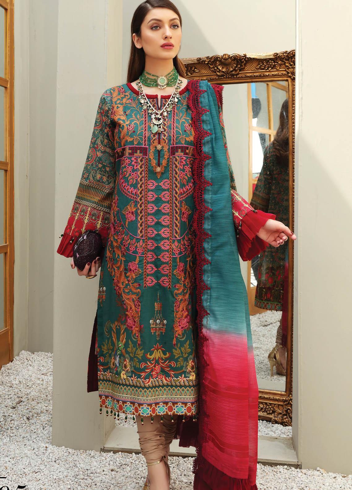 Al Zohaib Embroidered Lawn Suits