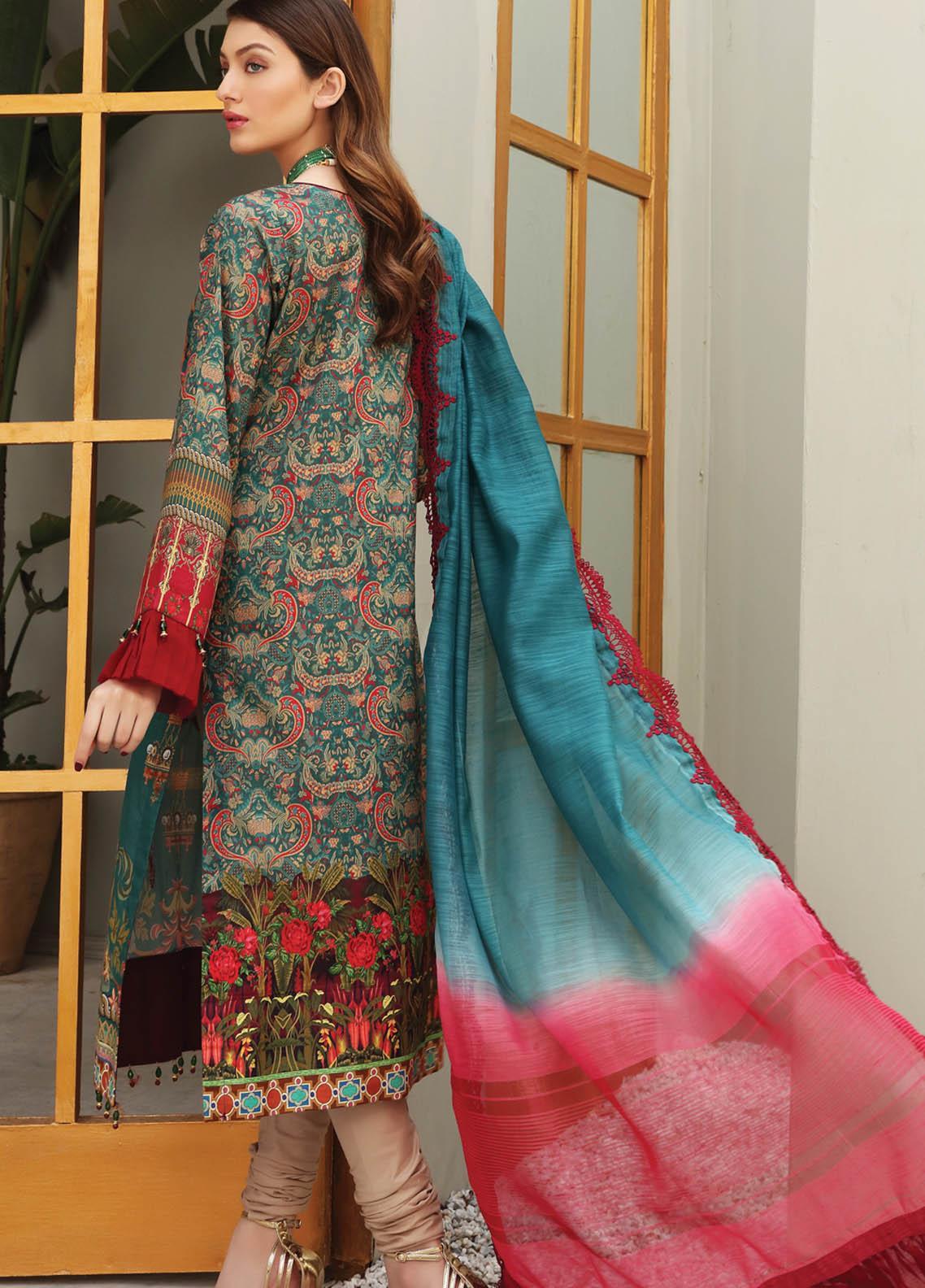 Al Zohaib Embroidered Lawn Suits