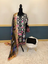 Pakistani Stitched Embroidery Party Wear Dresses Ready To Ship