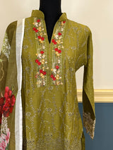 Luxury Embroidered lawn Ready To Ship