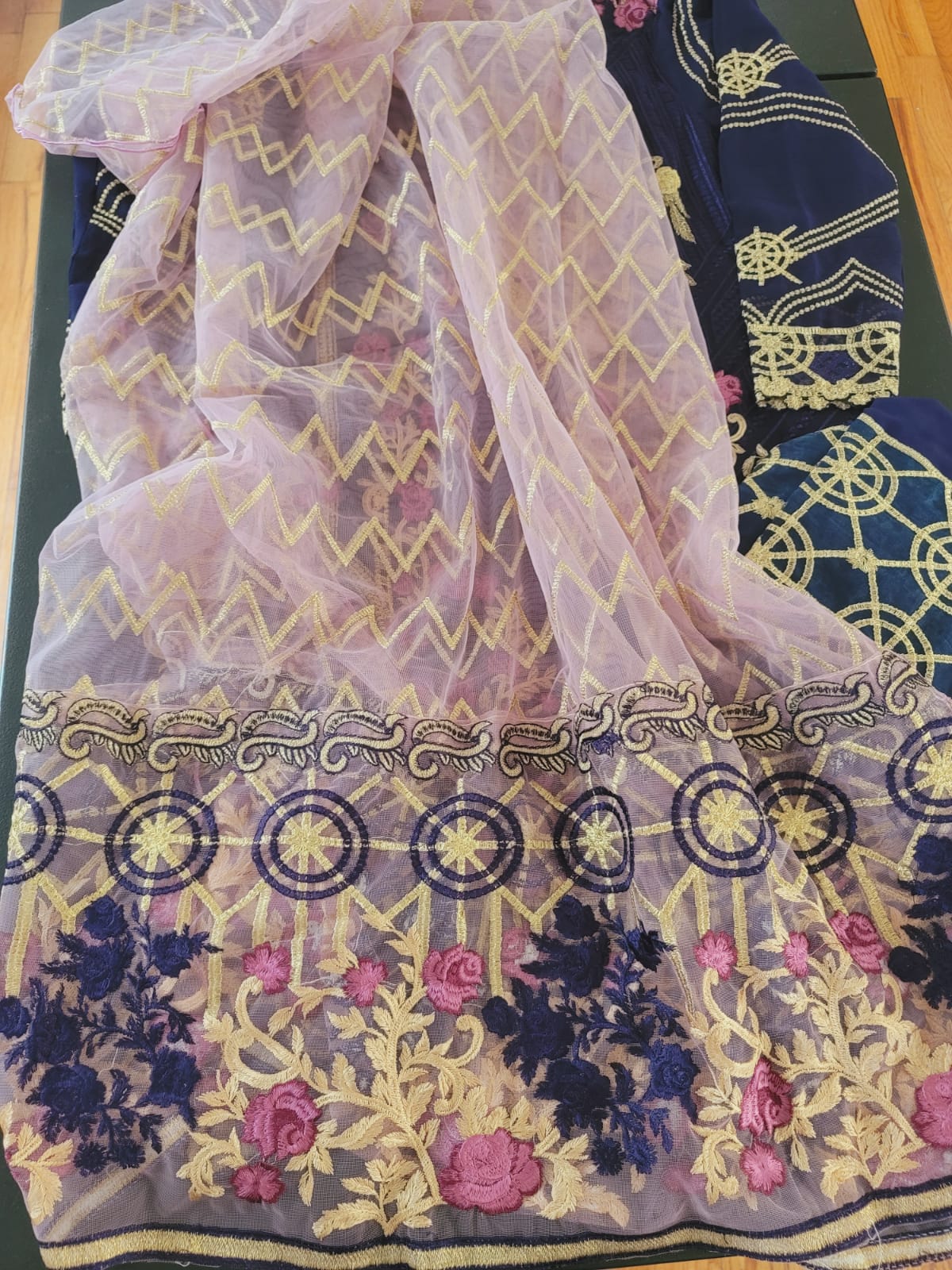 Pakistani Stitched Embroidery Party Wear Dresses Ready To Ship