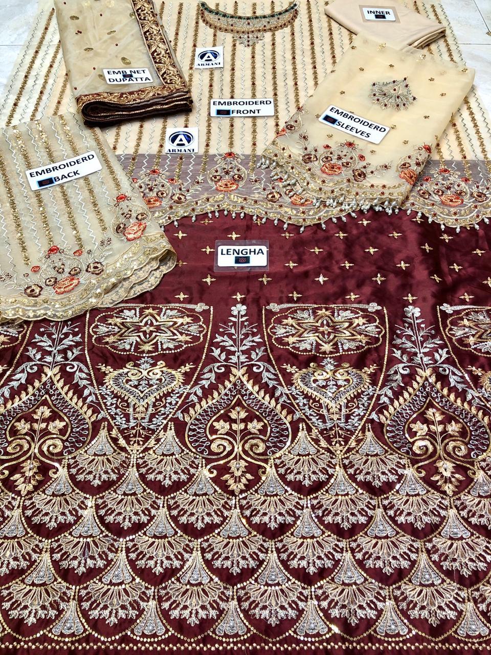 Pakistani Stitched Embroidery Party Wear Dresses Ready To Ship