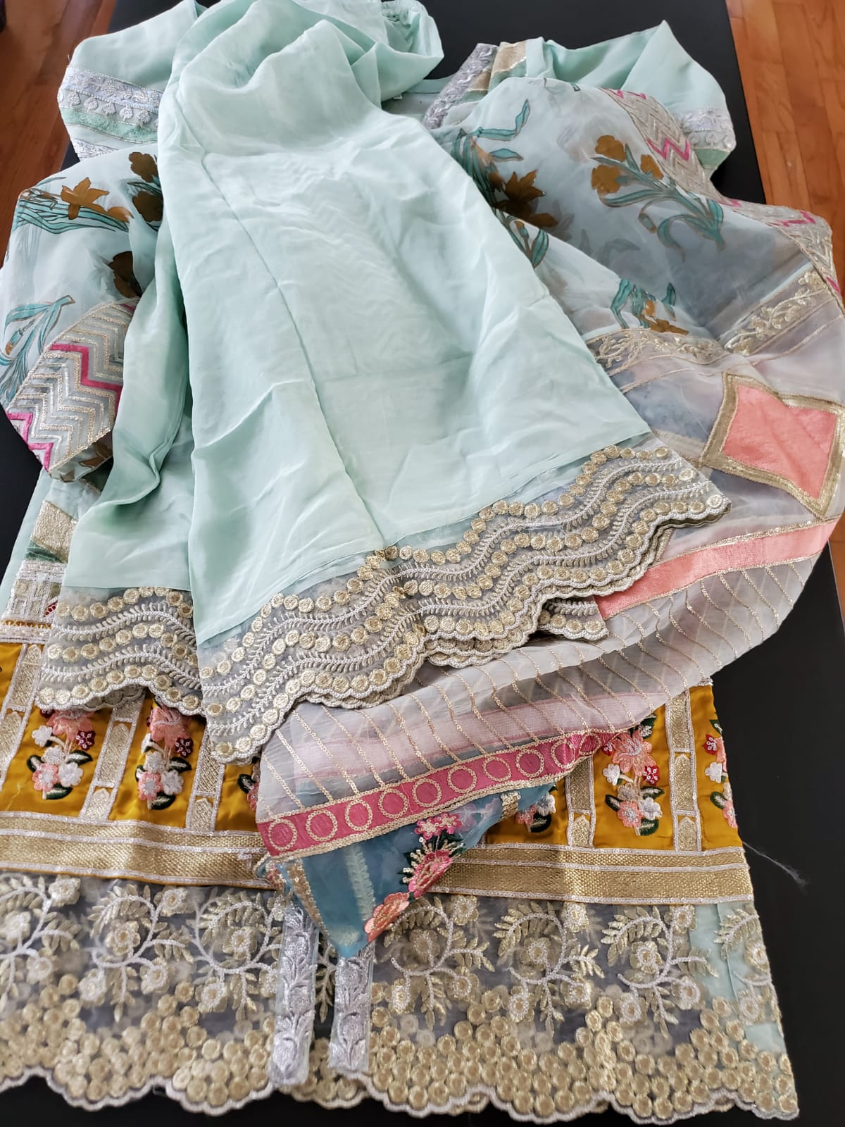 Pakistani Stitched Embroidery Party Wear Dresses Ready To Ship