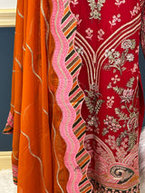 Pakistani Stitched Embroidery Party Wear Dresses Ready To Ship