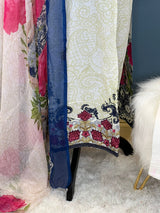 Indian Cotton Stitched Embroidery Suit Ready To Ship