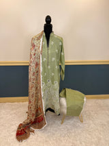 Pakistani Stitched Embroidery Party Wear Dresses Ready To Ship