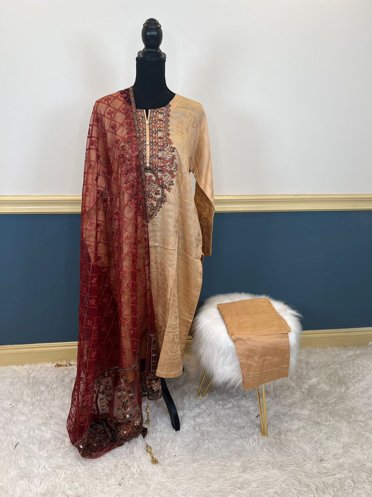 luxury Embroidered lawn Ready To Ship