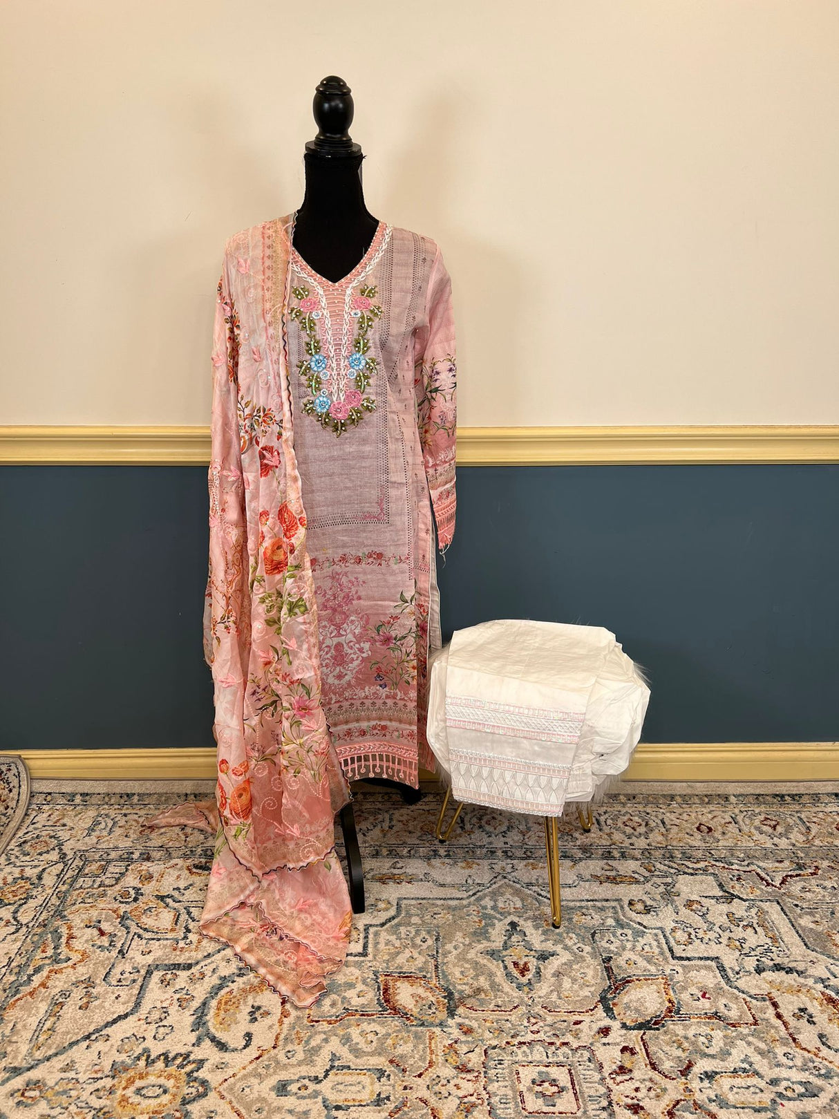 Luxury Embroidered lawn Ready To Ship