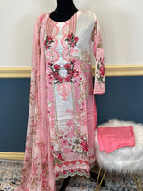 Pakistani Stitched Embroidered lawn Salwar kameez ready to ship