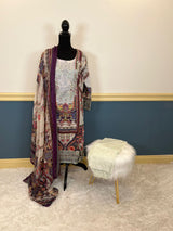 Indian Cotton Stitched Embroidery Suit Ready To Ship