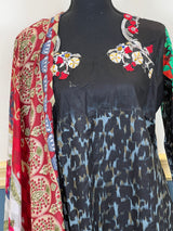 Indian Cotton Stitched Embroidery Suit Ready To Ship