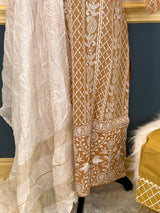 Indian Cotton Stitched Embroidery Suit Ready To Ship