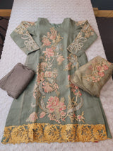 Pakistani Stitched Embroidery Party Wear Dresses Ready To Ship