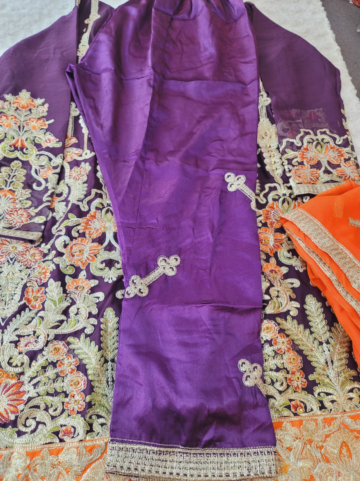 Pakistani Stitched Embroidery Party Wear Dresses Ready To Ship