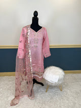 Pakistani Stitched Embroidery Party Wear Dresses Ready To Ship