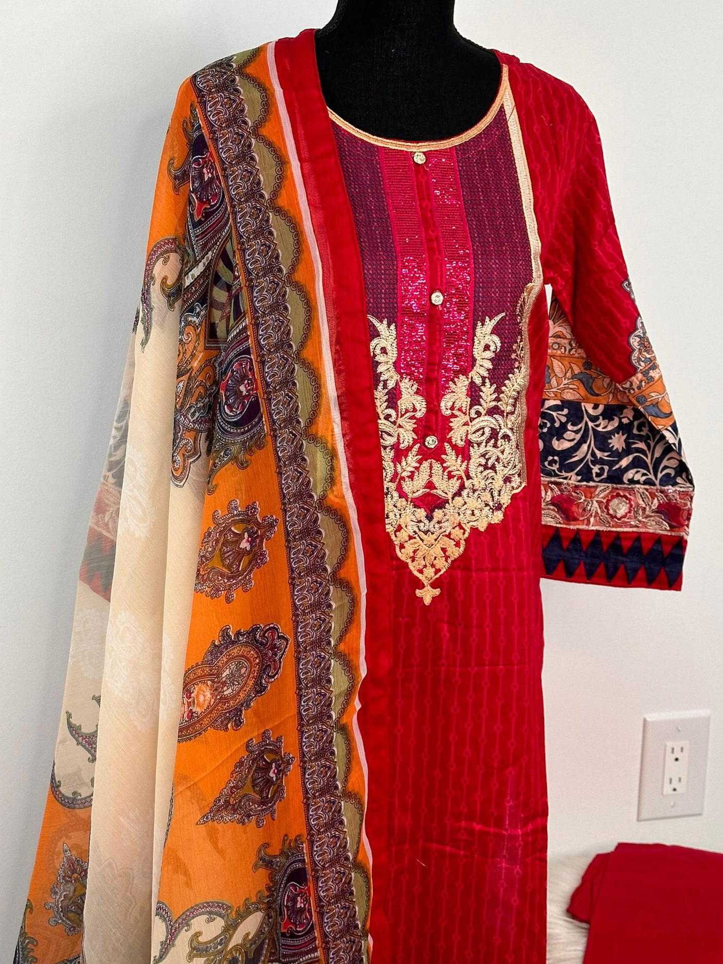 Pakistani Embroidered Lawn ready to ship