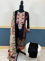 Pakistani Stitched lawn Embroidered Salwar kameez ready to ship