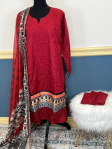 Luxury Embroidered lawn Ready To Ship