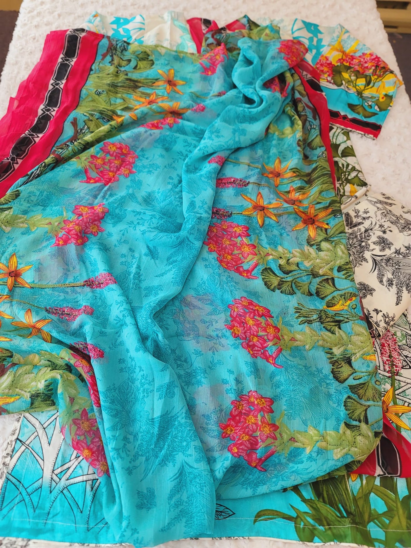 Pakistani Stitched Embroidered Lawn Salwar kameez ready to ship