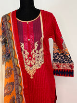 Pakistani Embroidered Lawn ready to ship