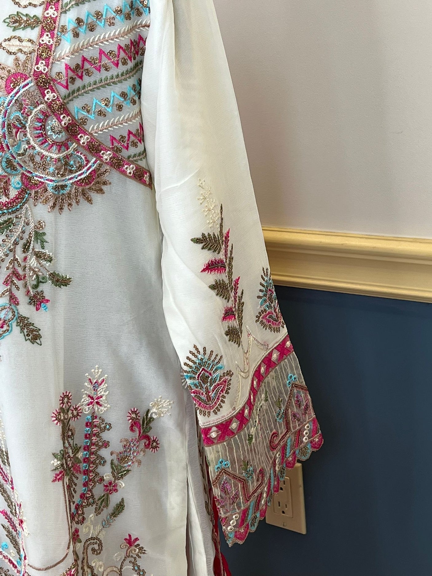 Pakistani Stitched Embroidery Party Wear Dresses Ready To Ship