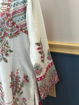 Pakistani Stitched Embroidery Party Wear Dresses Ready To Ship