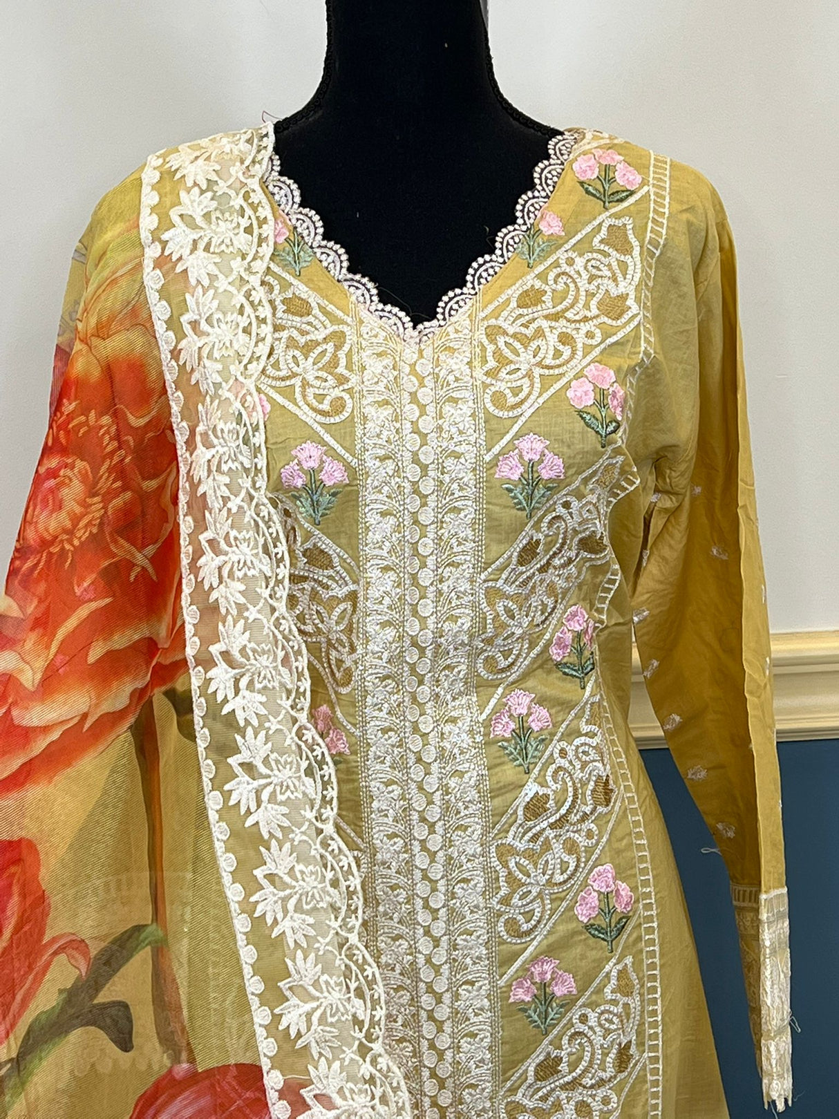 Luxury Embroidered lawn Ready To Ship